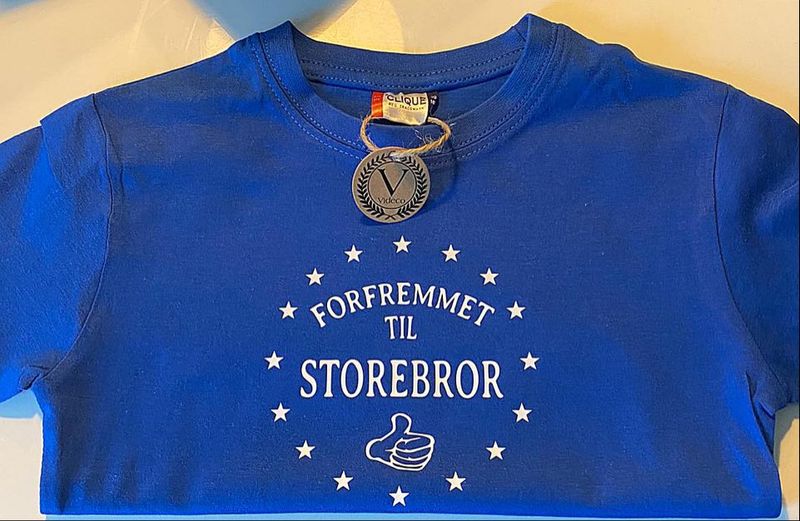 T-skjorte- Forfremmet til Storebror/Storesøster