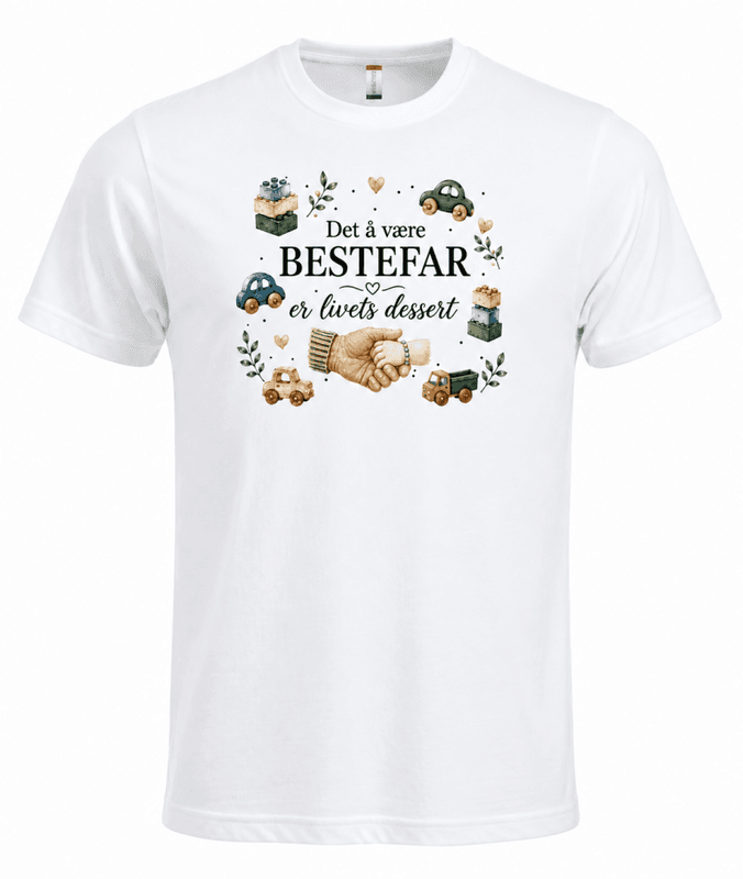 T-shirt/Hoodie - Det å være Bestefar er livets dessert 