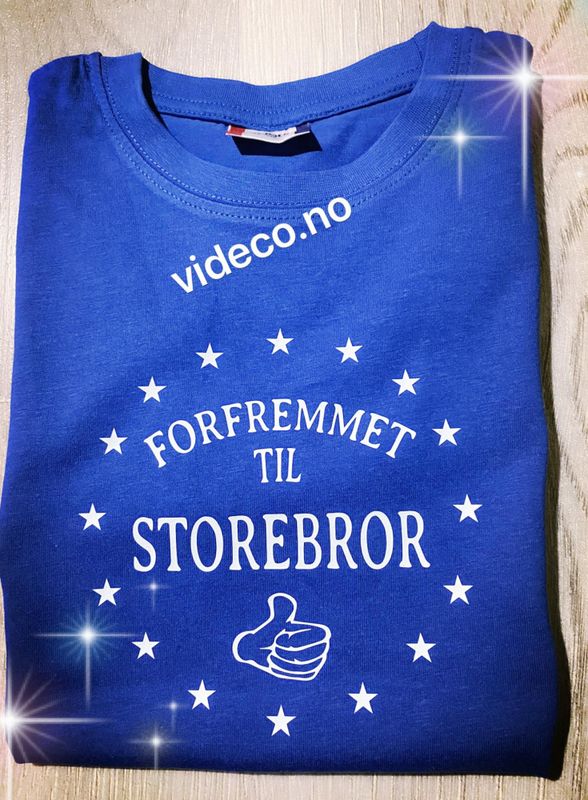 T-skjorte- Forfremmet til Storebror/Storesøster