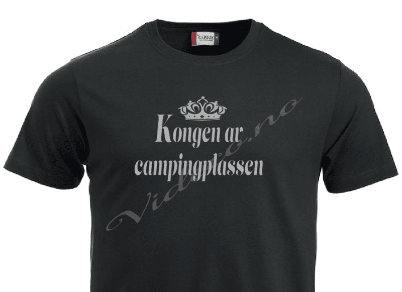 T-shirt, Kongen av campingplassen
