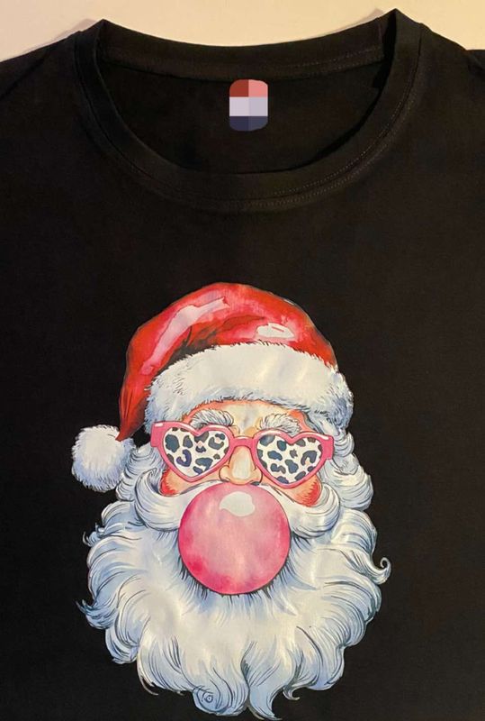 T-shirt/collage/ hoodie - nisse m/ tyggisboble