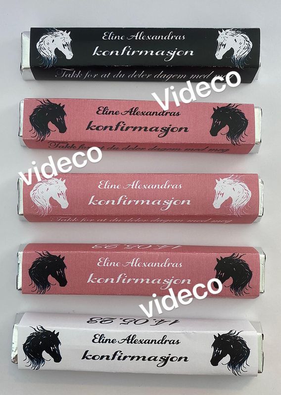 Kinder maxi Etiketter