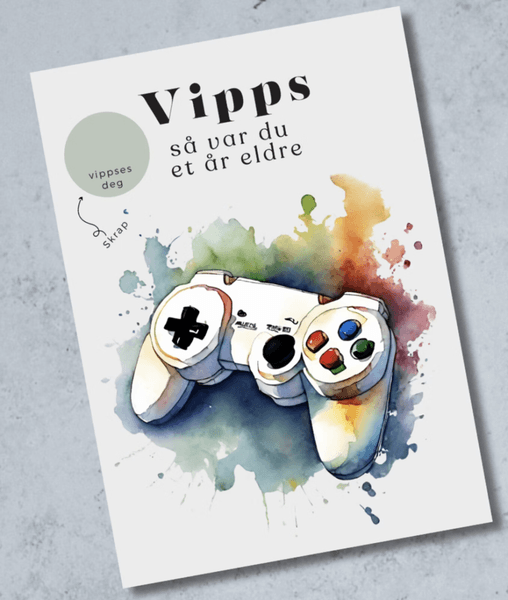 Vipps bursdagskort - Gaming
