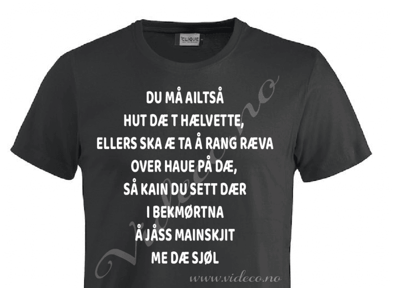 t-shirt - Nordlenning!