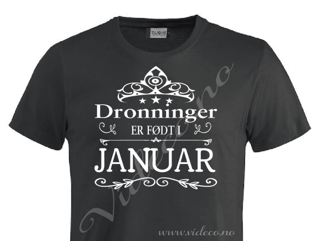 Hovedbilde T-shirt - Dronning
