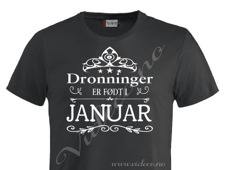 T-shirt - Dronning