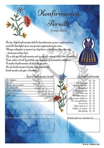 Hovedbilde Spådomsark bunad, jente