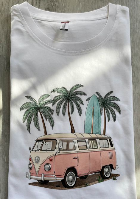 Hovedbilde T-shirt - Pink summer 