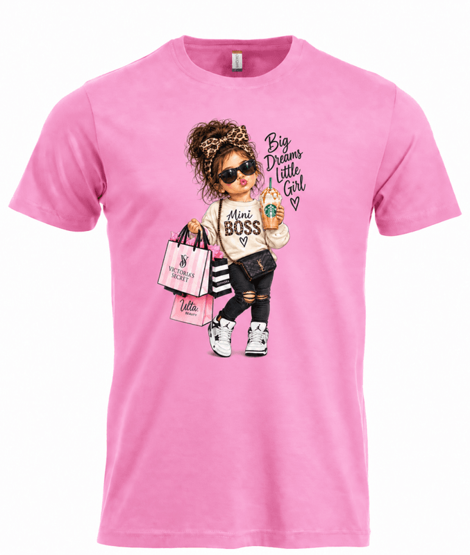 T-shirt -  Big dreams little girl 