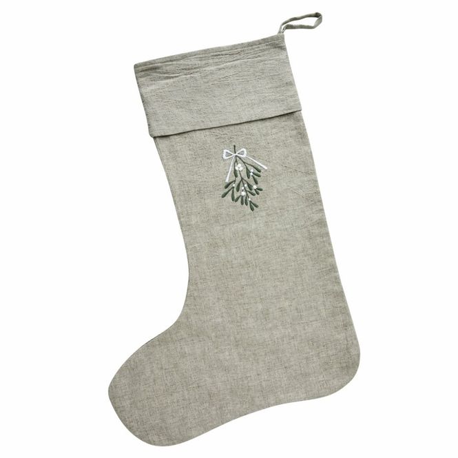 Hovedbilde Julestrømpe lin , beige