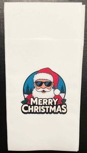 Hovedbilde Serviett - Julenisse merry christmas