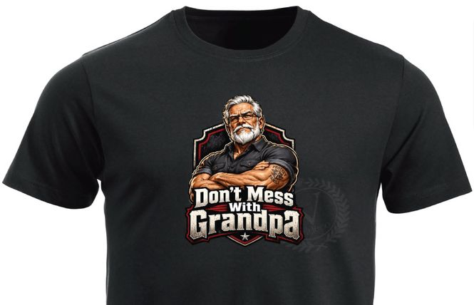 Hovedbilde T-shirt / Hoodie  -  Don´t mess with grandpa