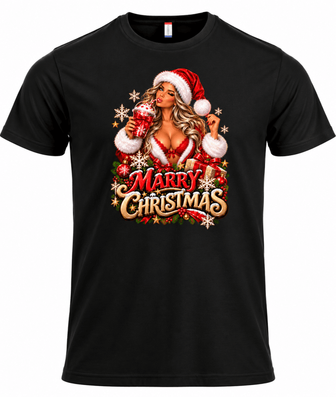 T-shirt/ hoodie -  Marry Christmas , dame