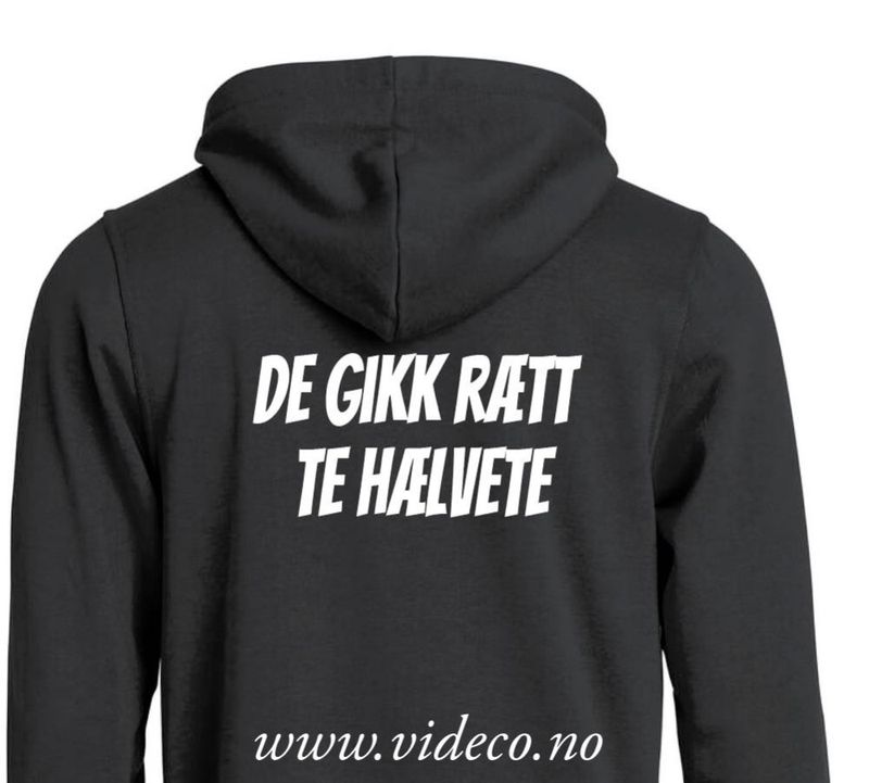 Hoodie - Enten går d bra eller så går d åver