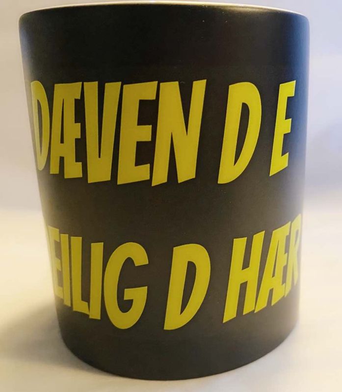 Kopp - Dæven d e deilig d hær , sort
