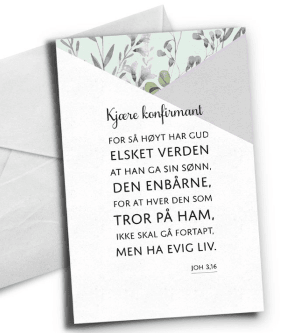 Hovedbilde Kort - Bibelvers Joh