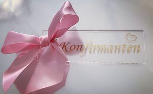 Hovedbilde Bordkort m/sløyfe