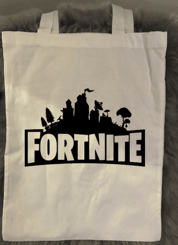 TøyBag m/skrift og motiv