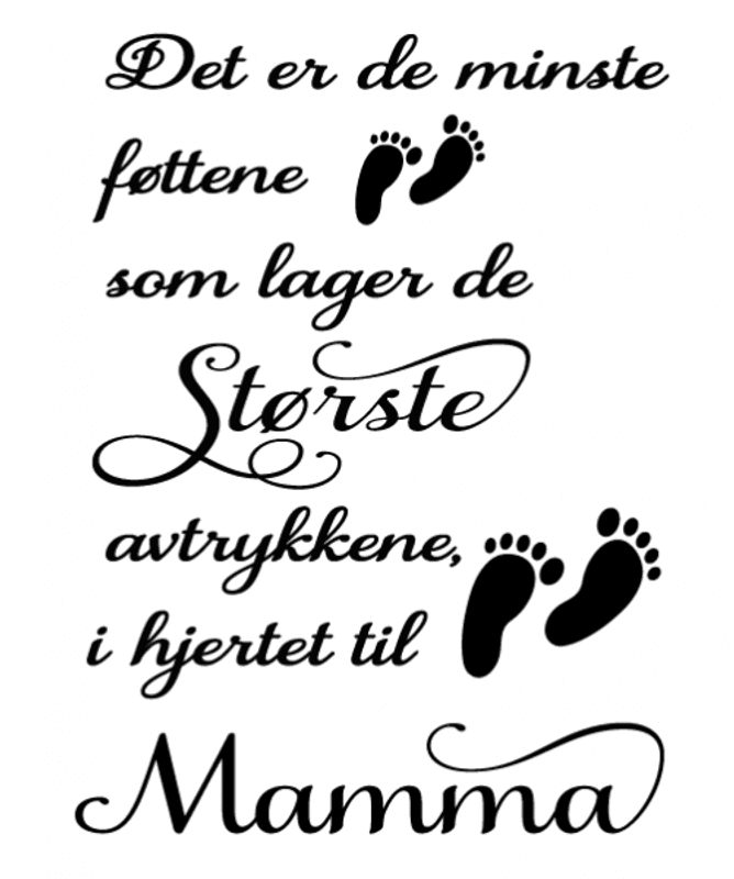 Det er de minste føttene som lager de Største ....