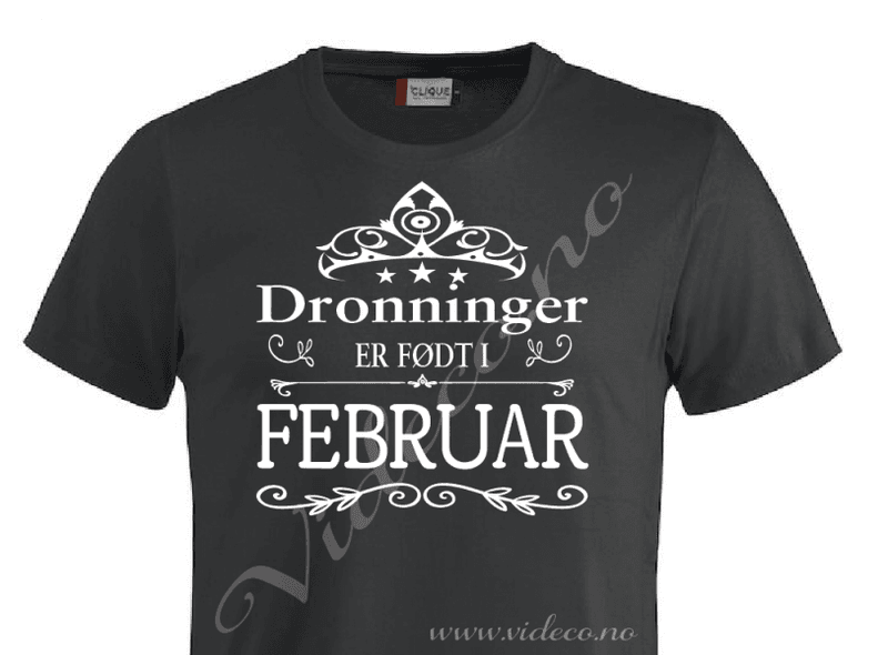 T-shirt - Dronning