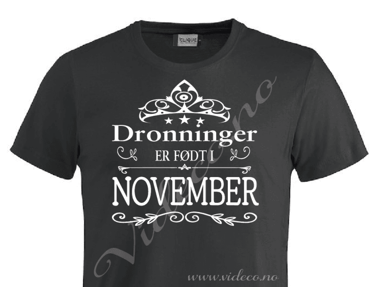 T-shirt - Dronning