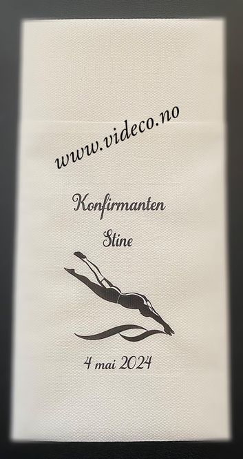 Hovedbilde Serviett - Svømmer